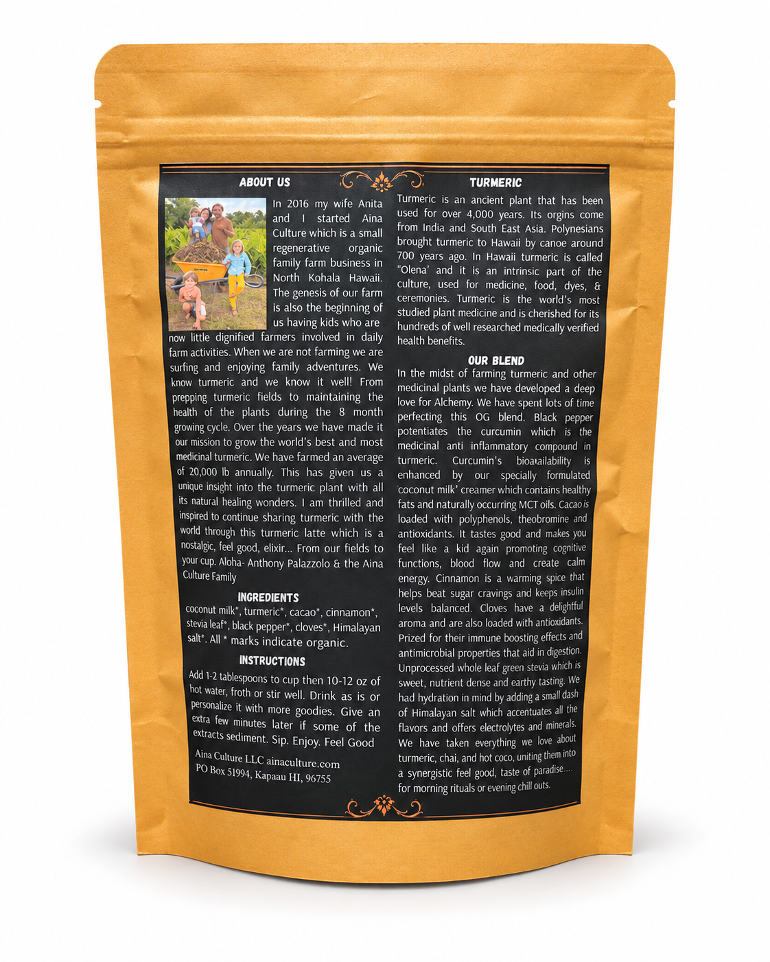 Organic Turmeric Elixir 33 servings